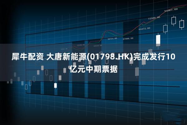 犀牛配资 大唐新能源(01798.HK)完成发行10亿元中期票据